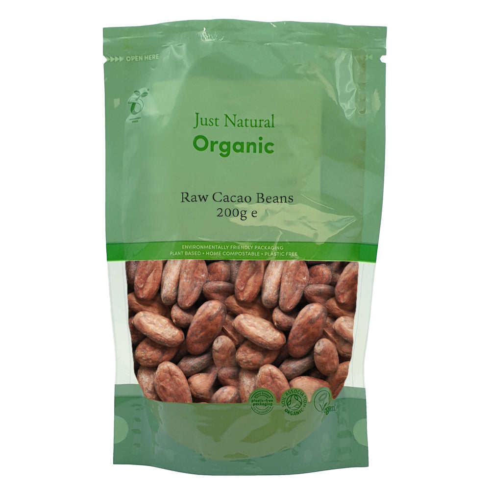 Organic Raw Cacao Beans 200g - Just Natural