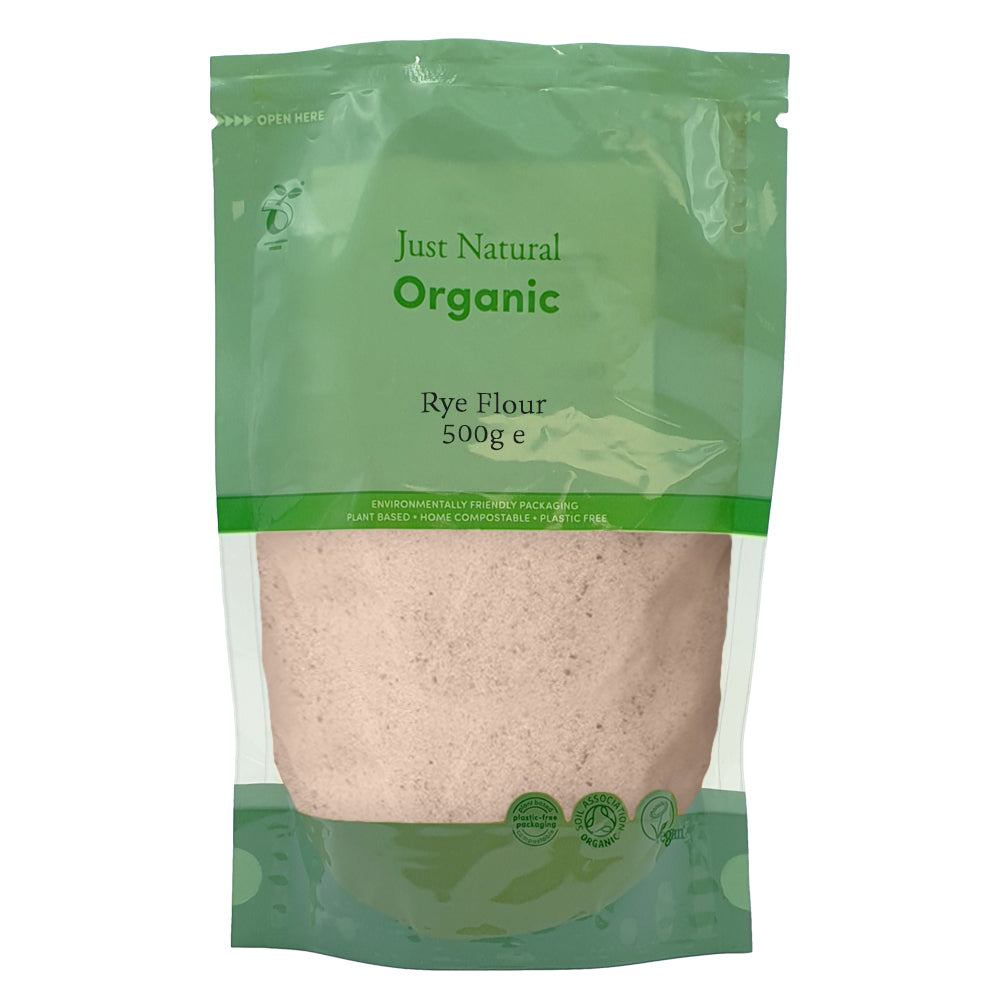 Organic Rye Flour 500g - Just Natural