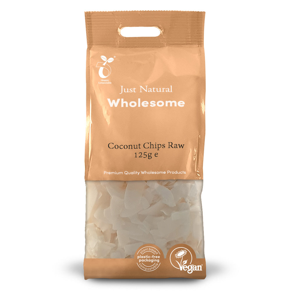 Raw Coconut Chips 125g - Just Natural
