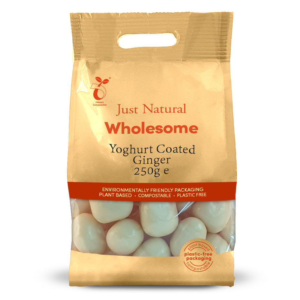 Yoghurt Coated Ginger 250g - Just Natural