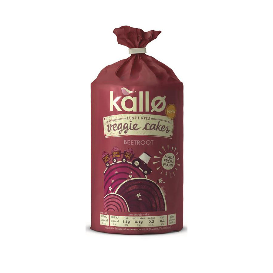 Kallo Beetroot Veggie Cakes 122g