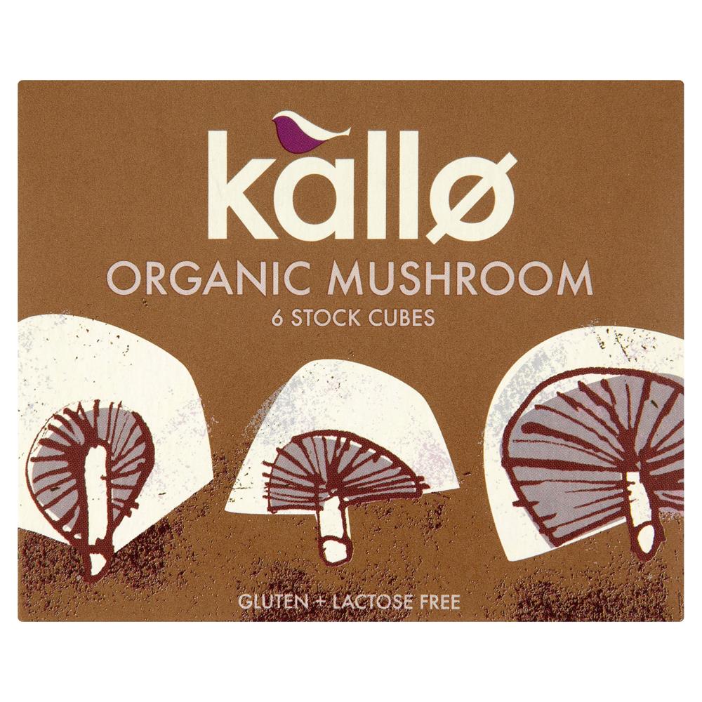 Organic Mushroom Stock Cubes 66g - Just Natural