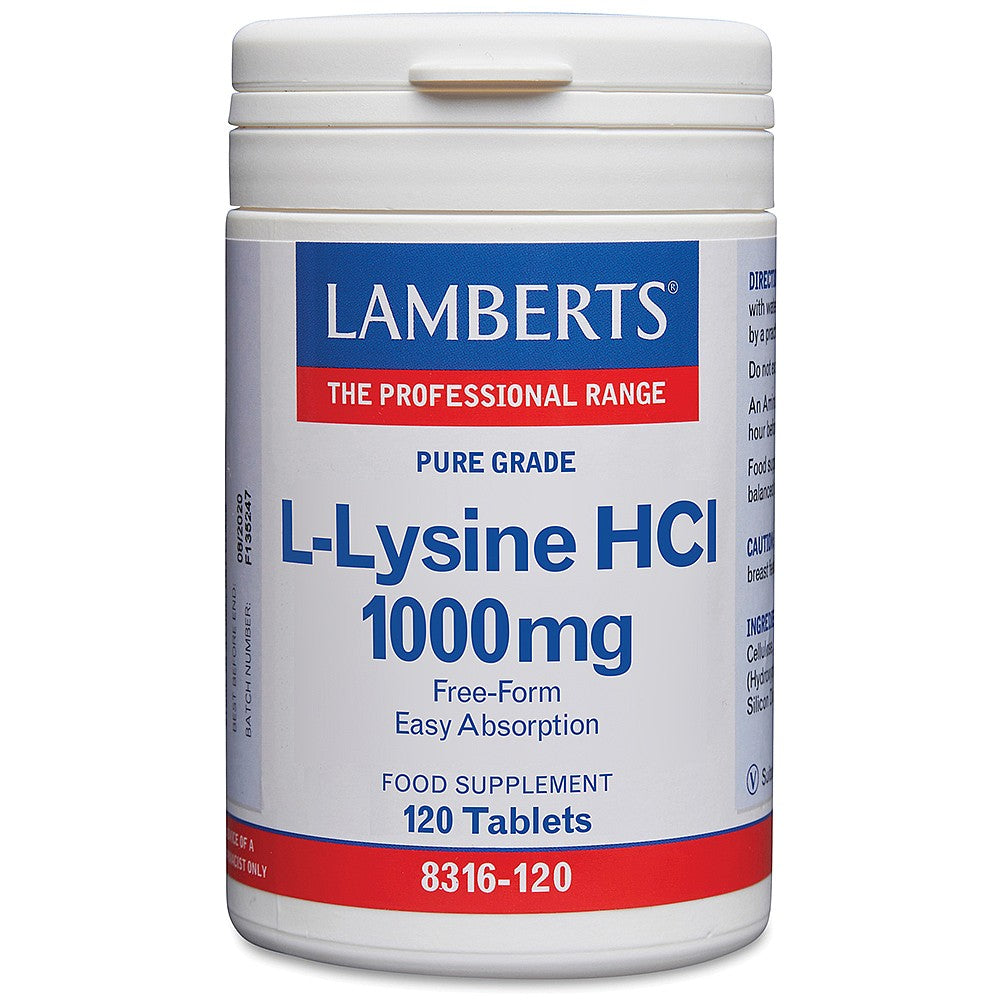 L-Lysine 1000mg 120 tablet - Just Natural