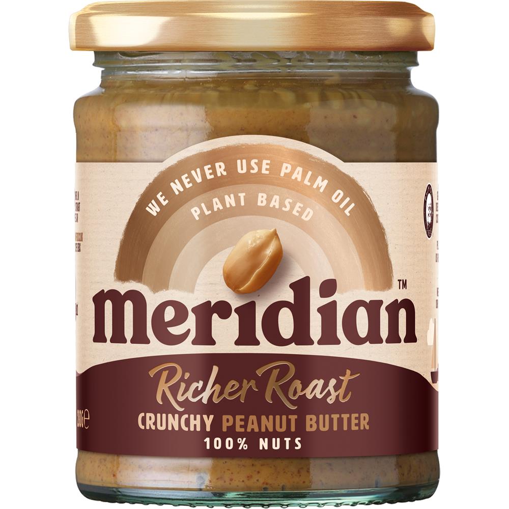 Rich Roast Crunchy Peanut Butter 280g - Just Natural