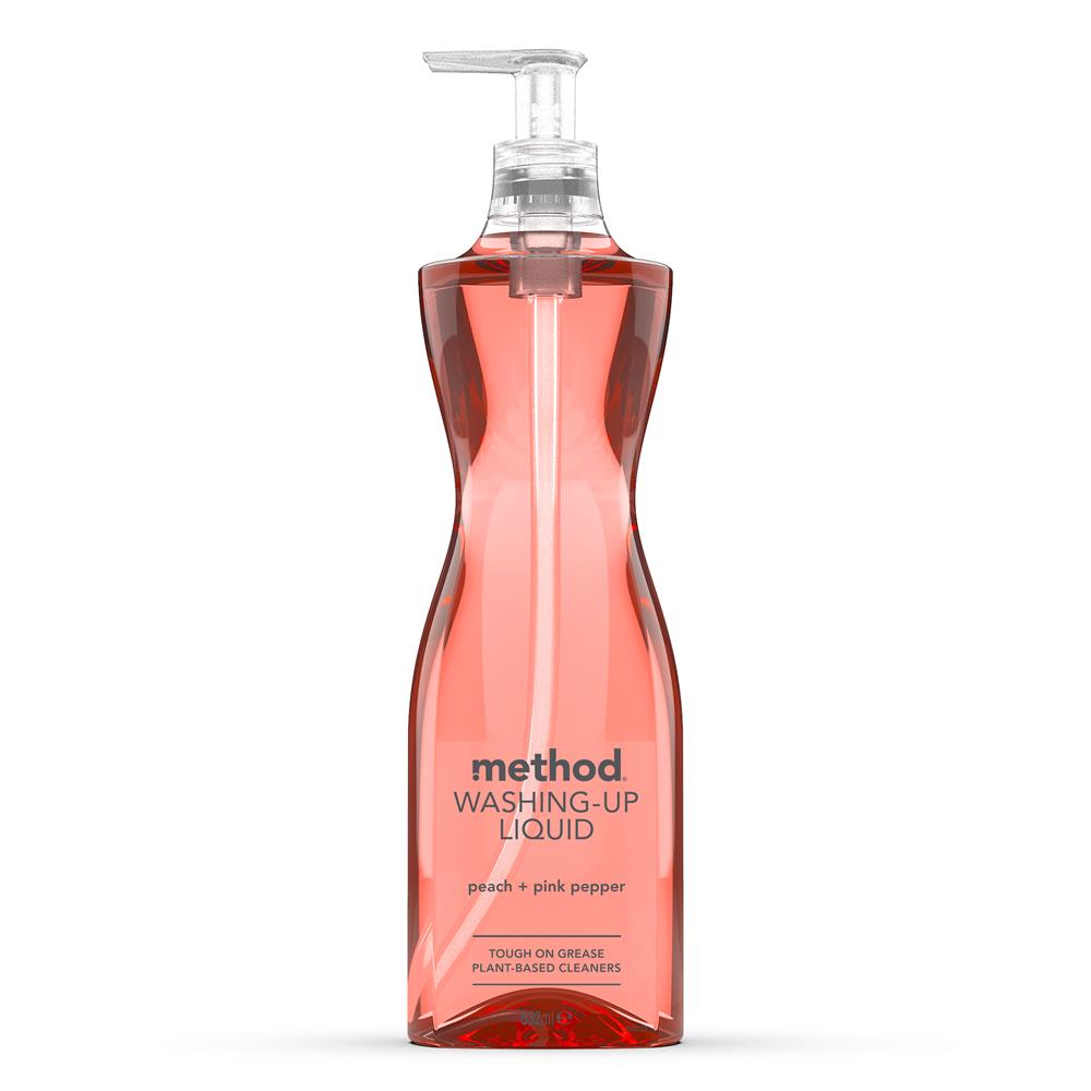 Washing Up liquid Peach & Pink Pepper 532ml - Just Natural