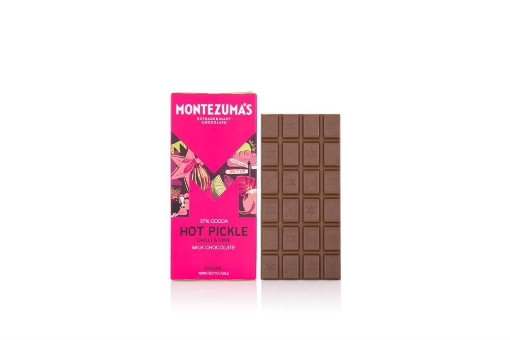 Hot Pickle Organic Milk with Lime & Chilli 90g Bar - Just Natural