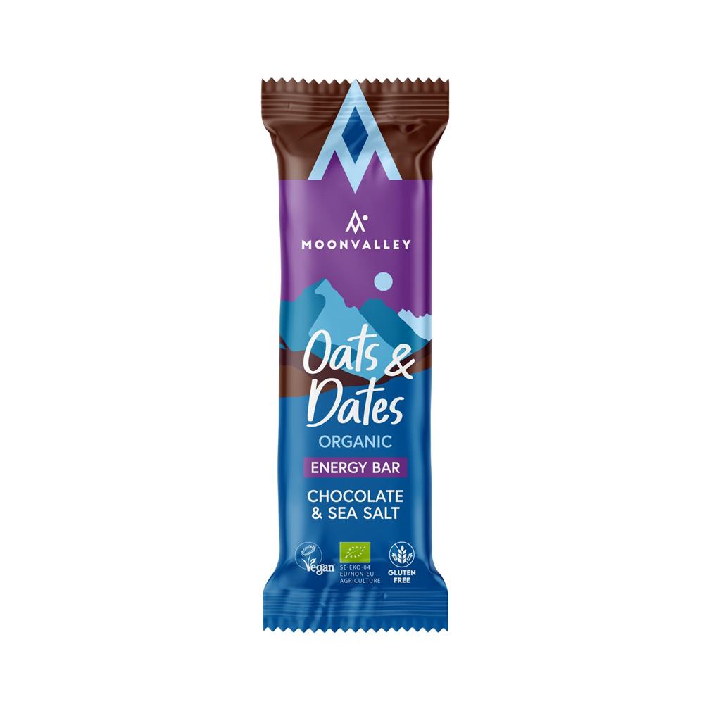 Organic Gluten-free Energy Bar Chocolate Sea Salt 50g.