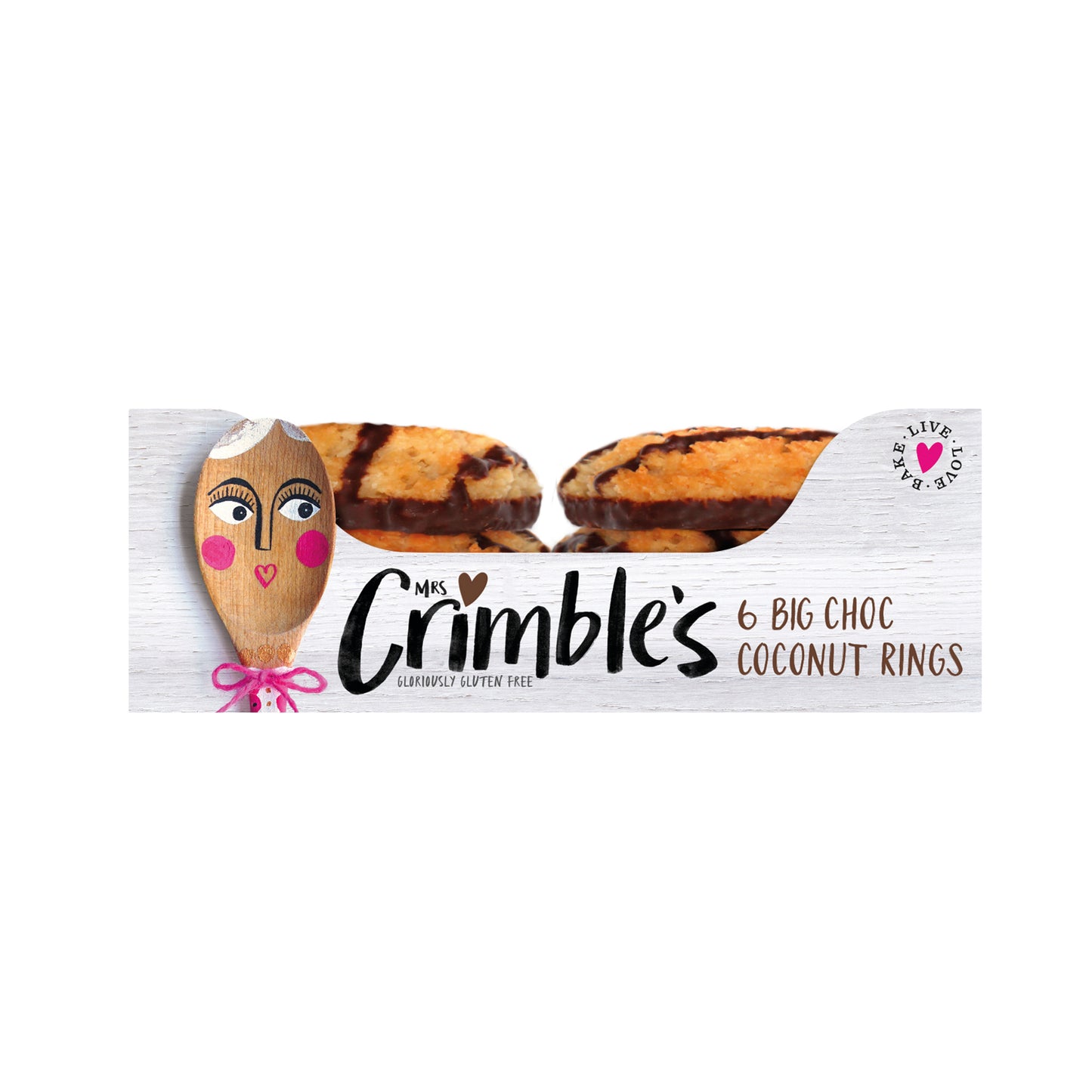 6 BIG CHOC COCONUT RINGS - Just Natural