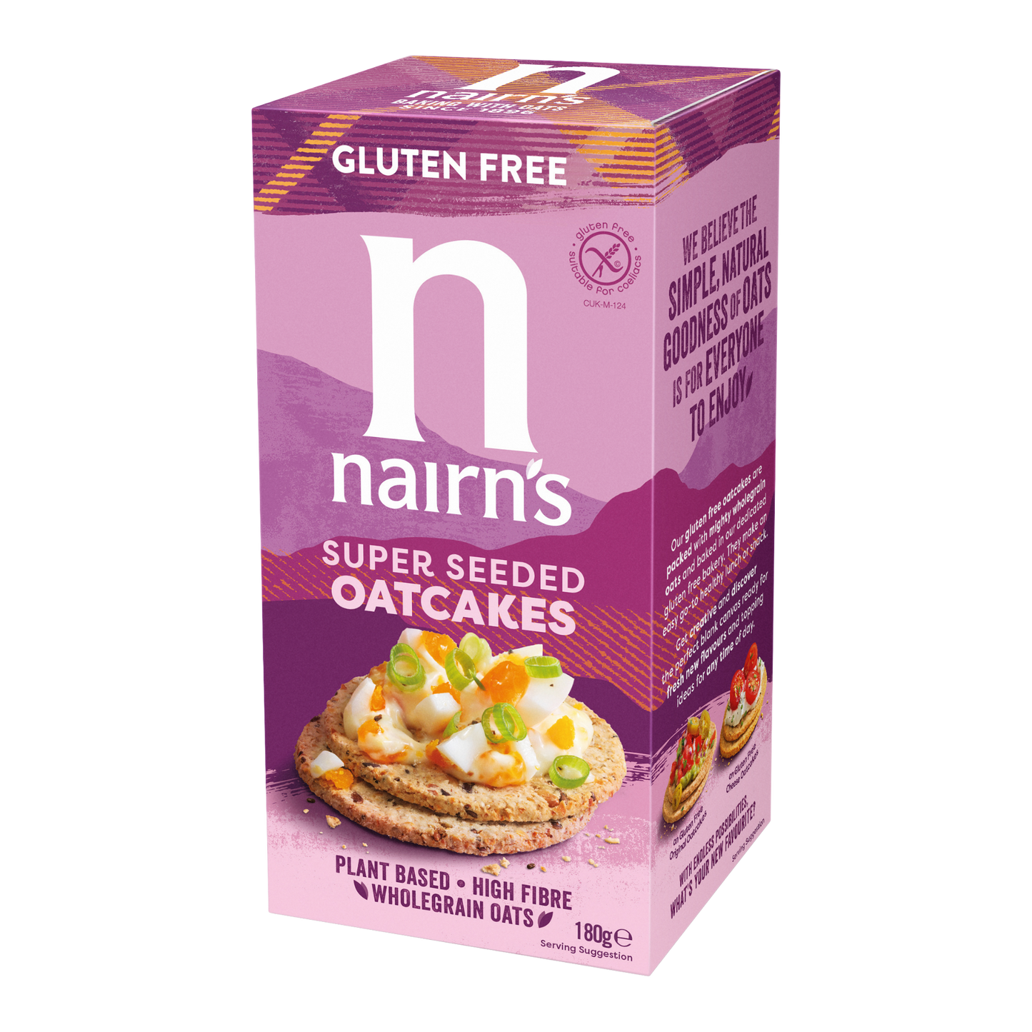 Gluten Free Super Seeded oatcake 180G - Just Natural
