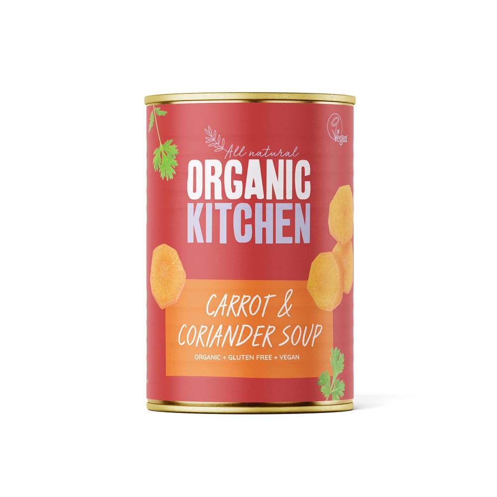Organic Carrot & Coriander Soup 400g - Just Natural