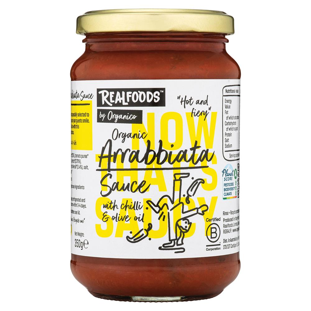 Organic Arrabbiata Sauce 350g.