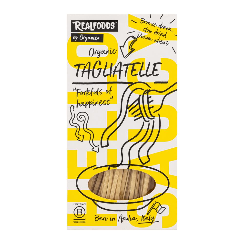 Organic Tagliatelle Pasta 250g.