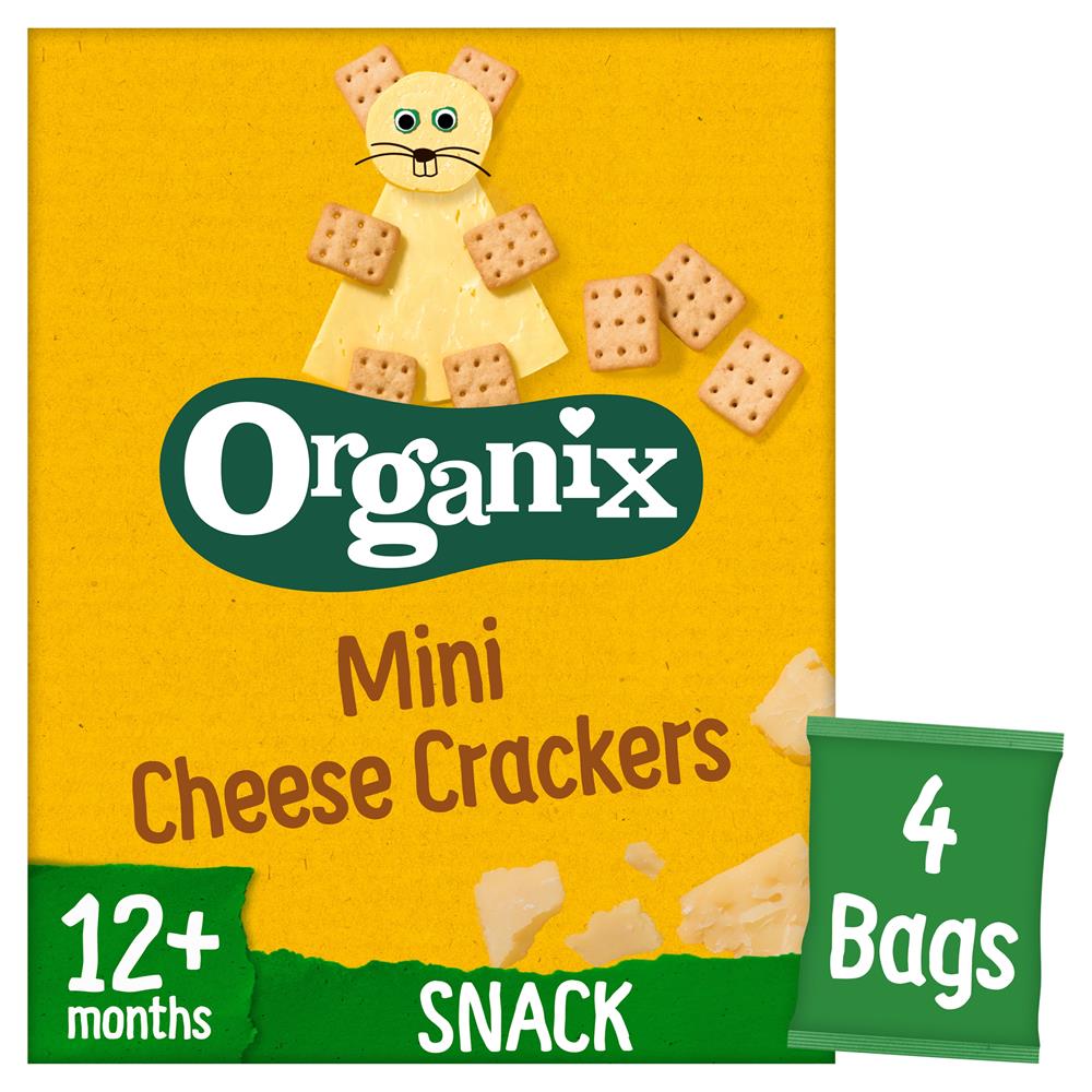 Mini Cheese Crackers 4x20g - Just Natural