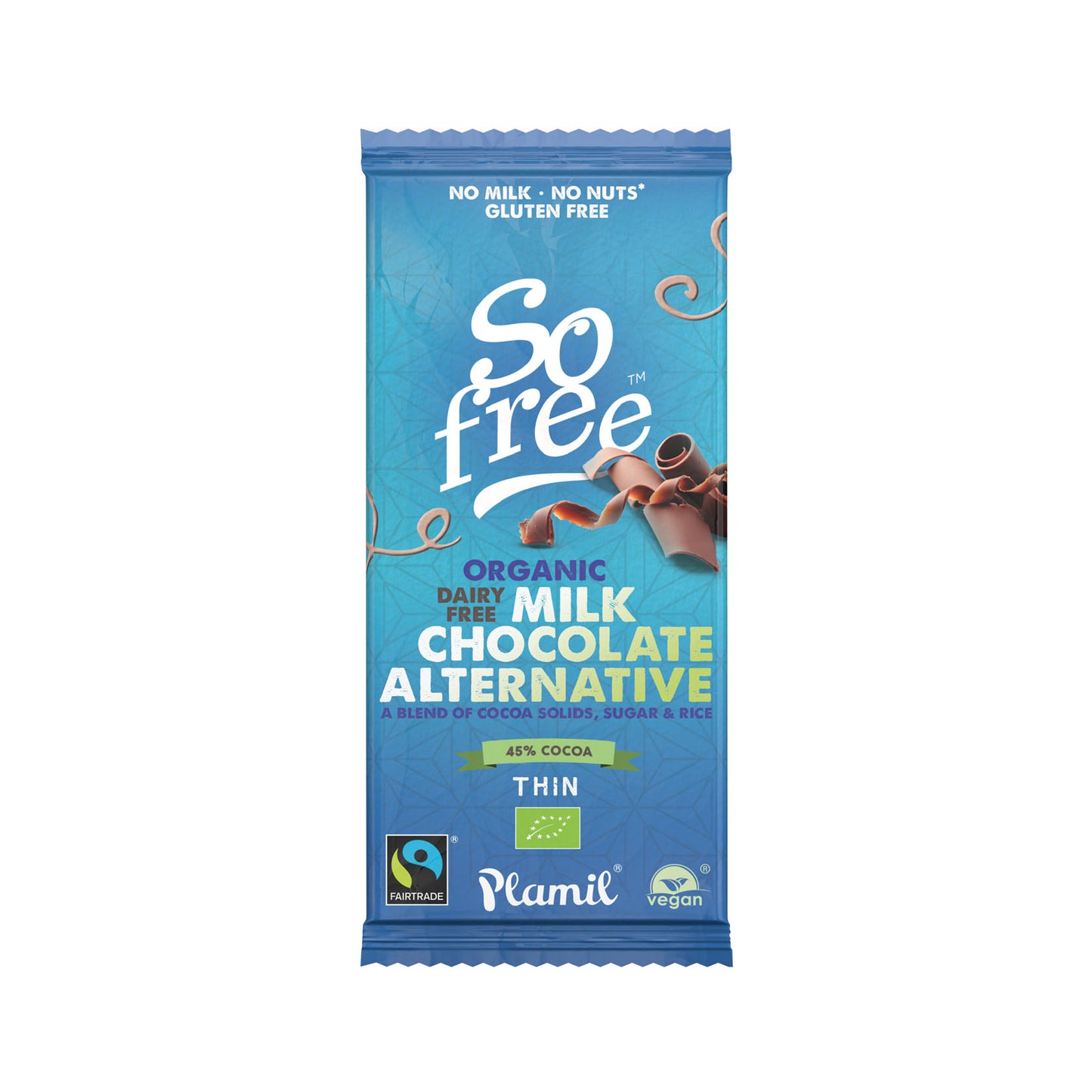 So Free Milk Alternative Chocolate Organic Fairtrade 80g - Just Natural