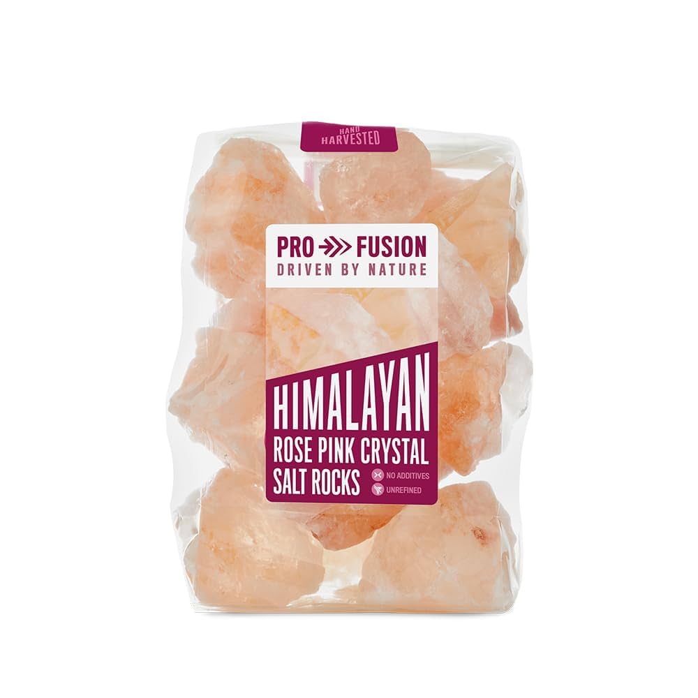 Himalayan Rose Pink Salt Rocks 1000g - Just Natural
