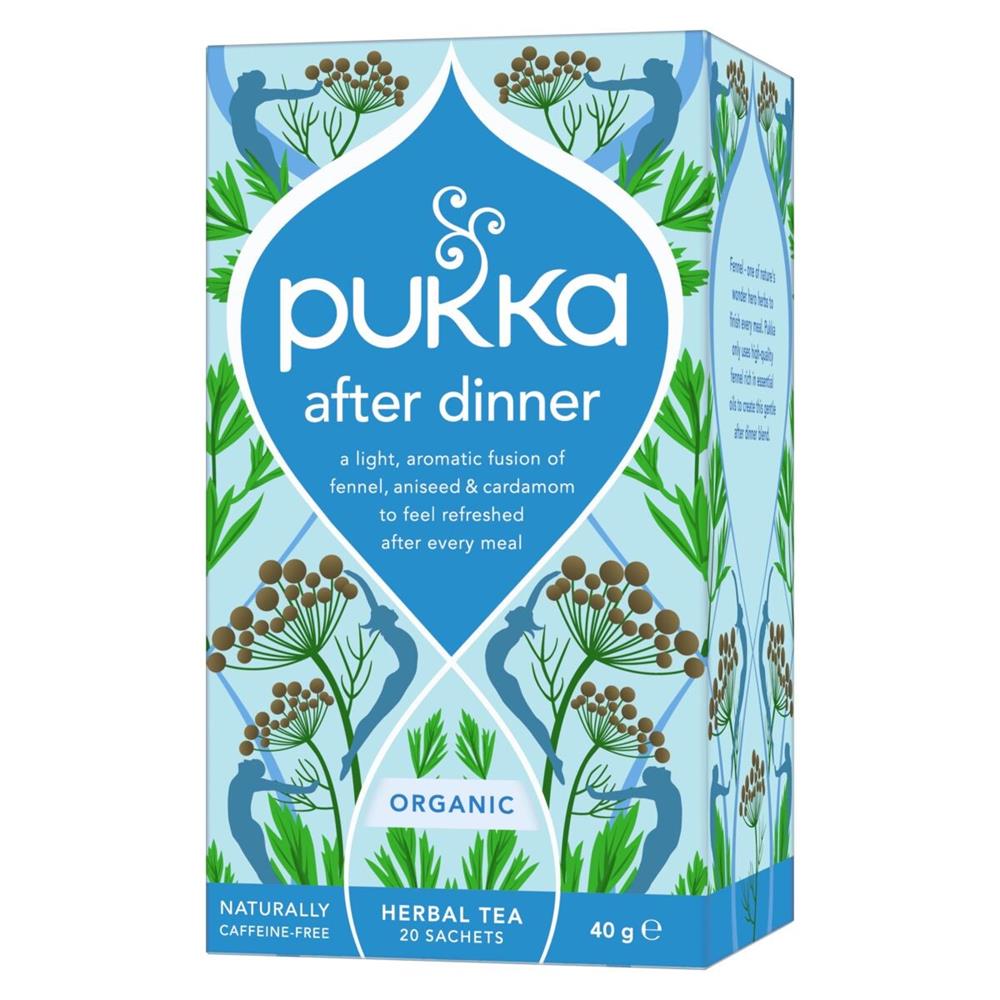 Organic After Dinner Herbal tea 20 sachets Just Natural