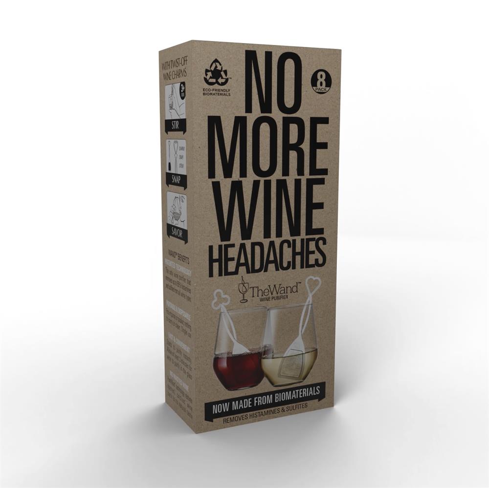 Eco-Wand Wine Purifier 8 Pack.