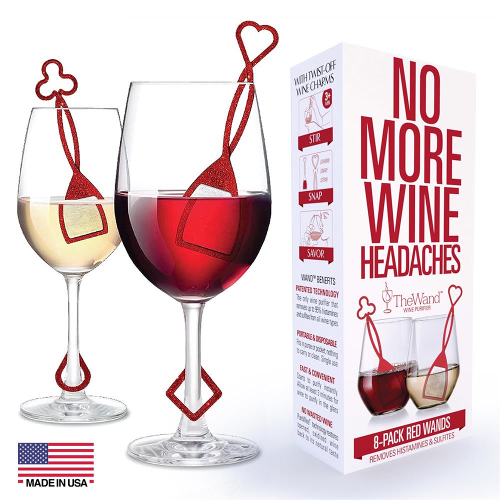 The Wand Wine Purifier 8-Pack - Red.