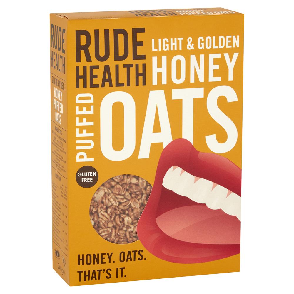 Honey Puffed Oats 240g - Just Natural