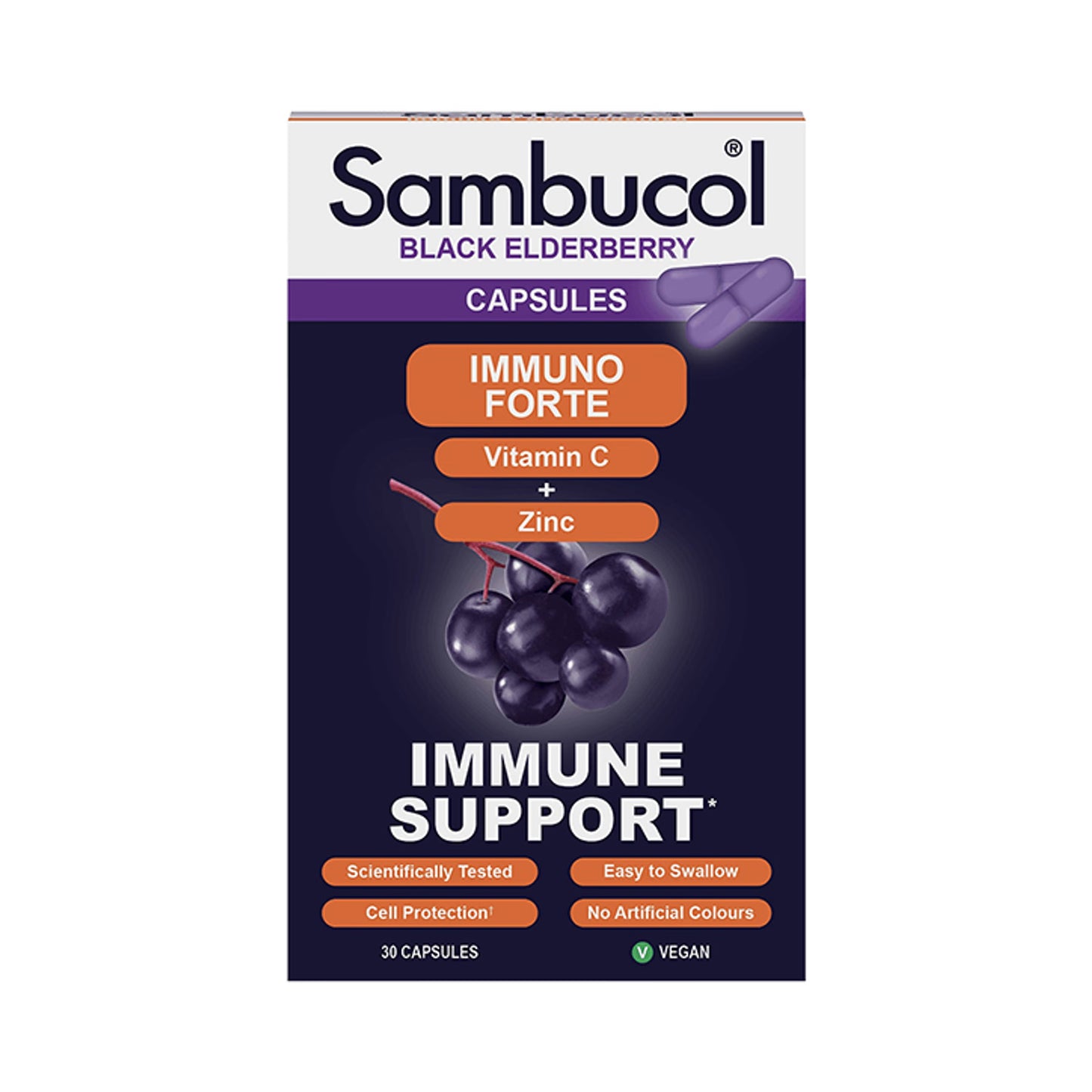Sambucol Immuno Forte 30 Capsules - Just Natural
