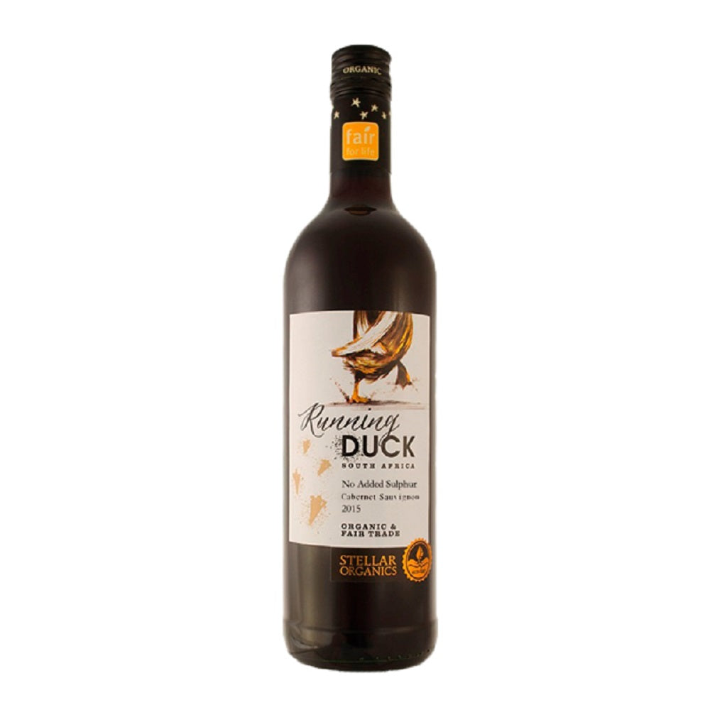 Cabernet 'Running Duck' NO SULPHUR ADDED, South Africa Orgainc Red Wine - Just Natural