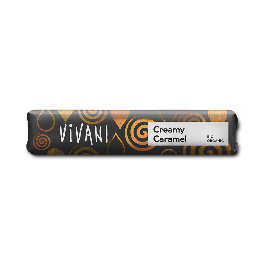 Mini Creamy Caramel Chocolate Organic 40g.