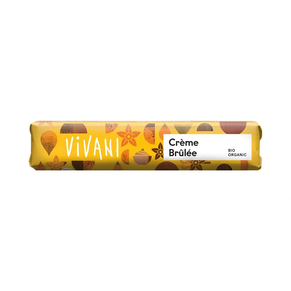 Mini Milk Chocolate Creme Brulee Organic 40g - Just Natural
