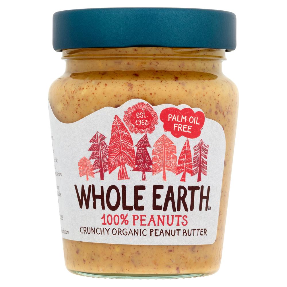 100% Nuts Crunchy Peanut Butter 227g - Just Natural