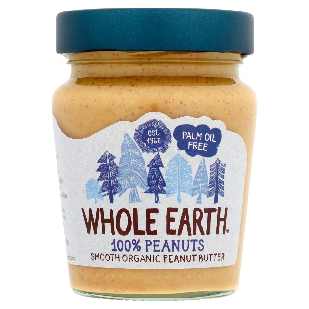 100% Nuts Smooth Peanut Butter 227g - Just Natural