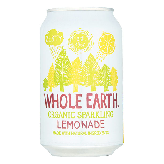 Organic Sparkling Lemonade Drink 330ml - Just Natural