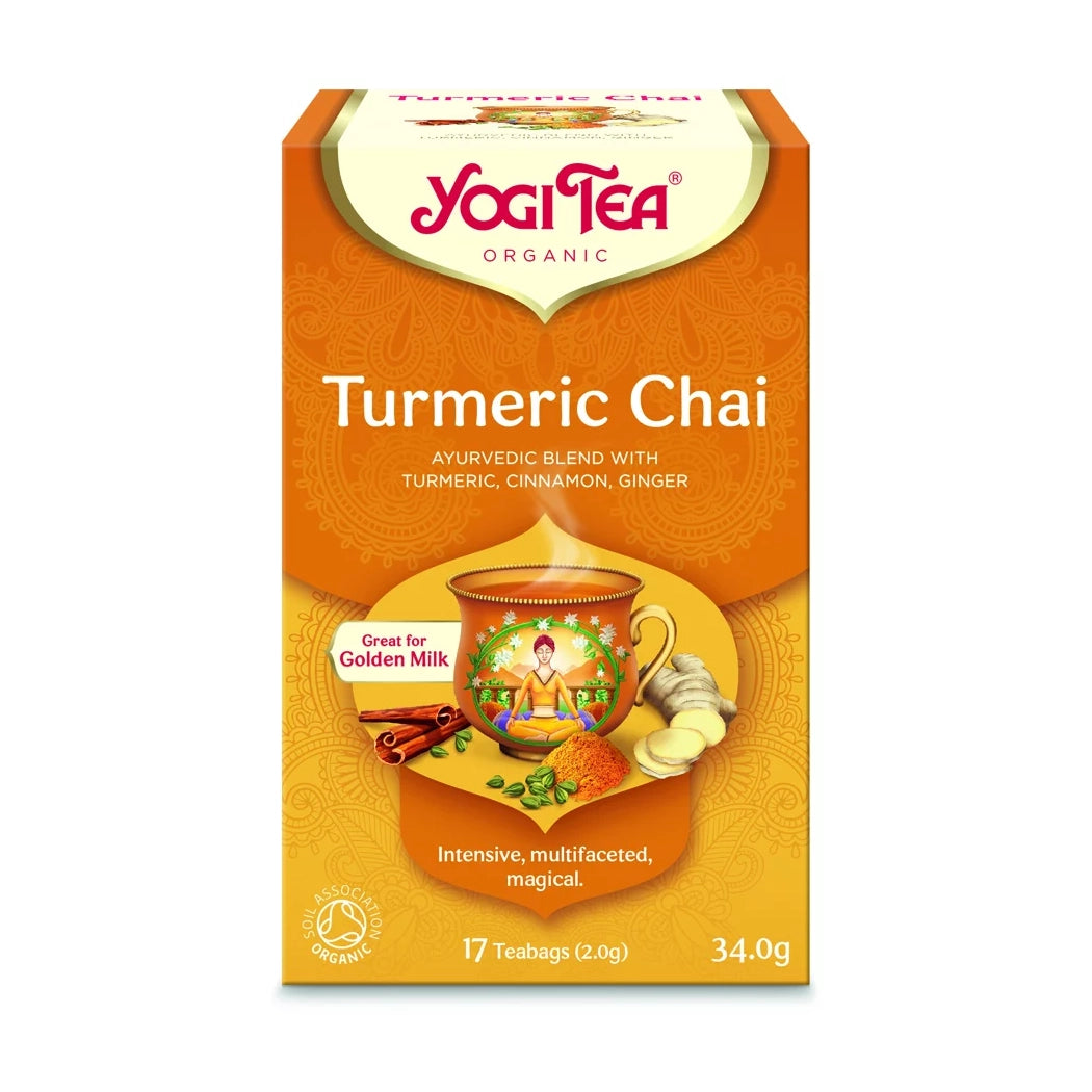 Organic Turmeric Chai 17 Teabags - Just Natural