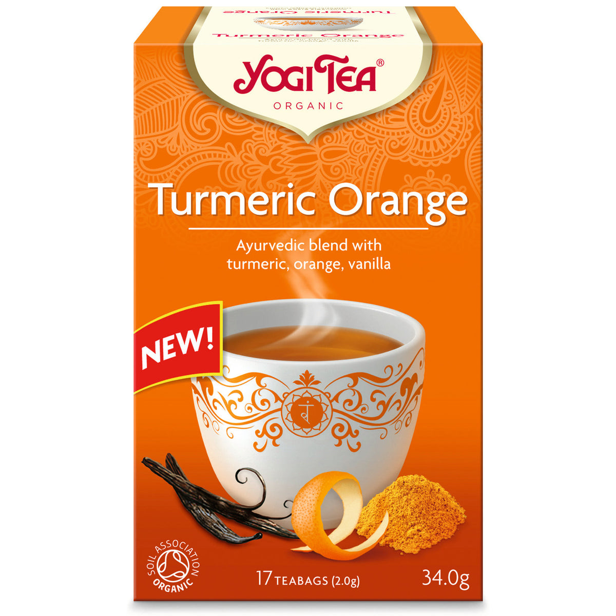 Yogi Tea Turmeric Orange 17 Teabags