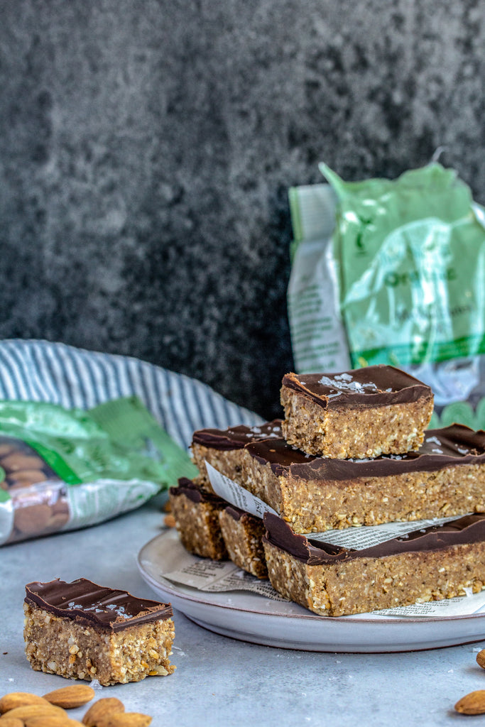 Almond Butter Everything Bars image