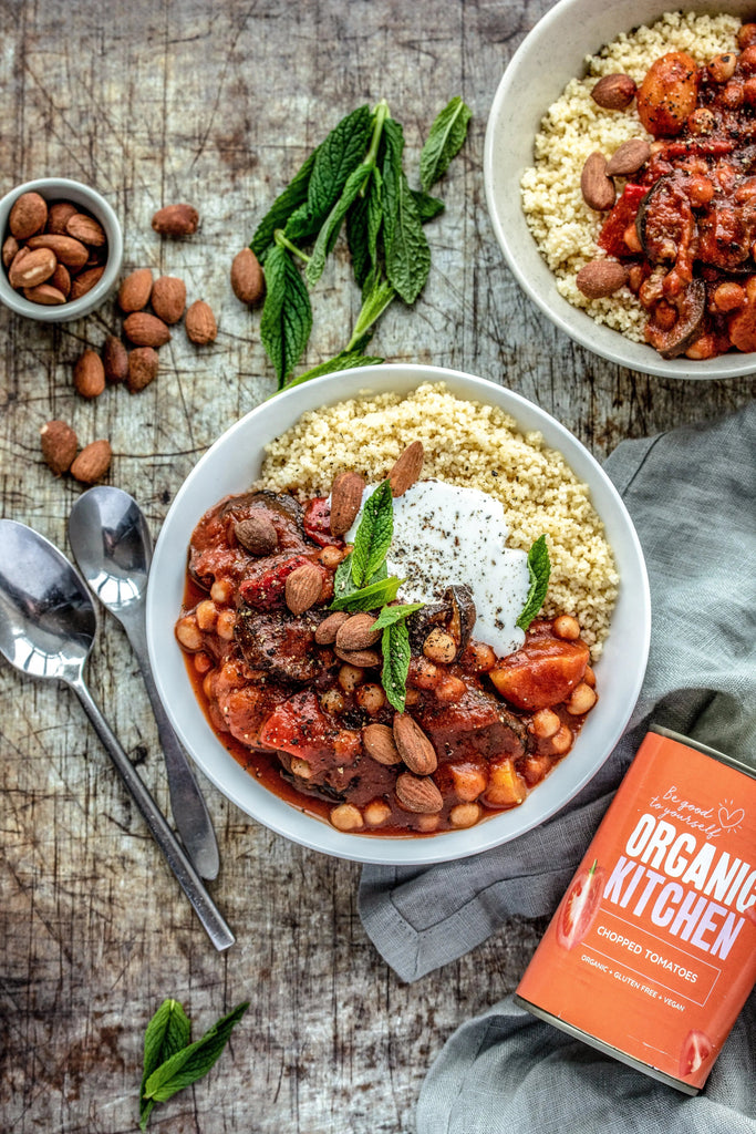 Aubergine and Chickpea Tagine - Just Natural