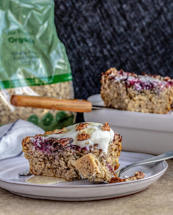 Berry Baked Oats image