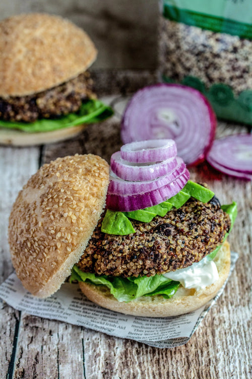 Black-Bean-Quinoa-Burgers Just Natural