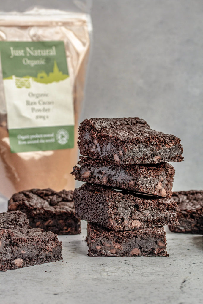 Chewy One-Bowl Vegan Brownies - Just Natural