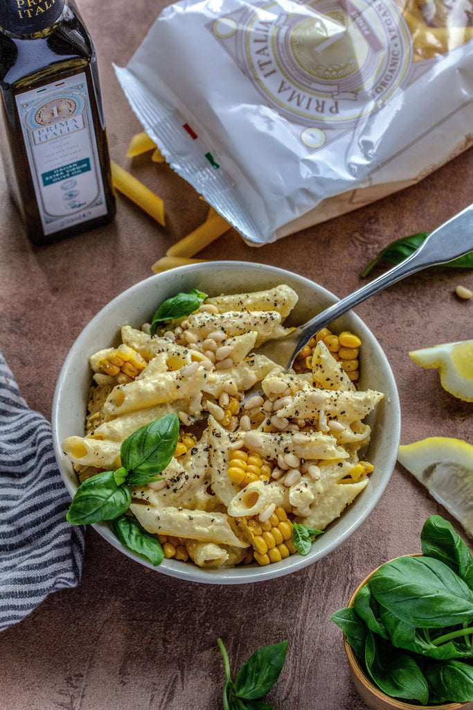 Creamy Corn Pasta - Just Natural