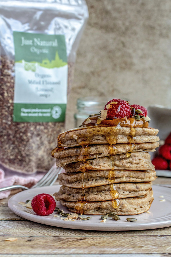 Dairy-Free “Buttermilk” Spelt Pancakes - Just Natural