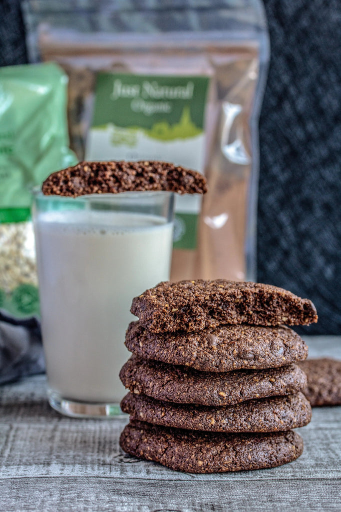 Double-Chocolate-Hazelnut-Cookies Just Natural