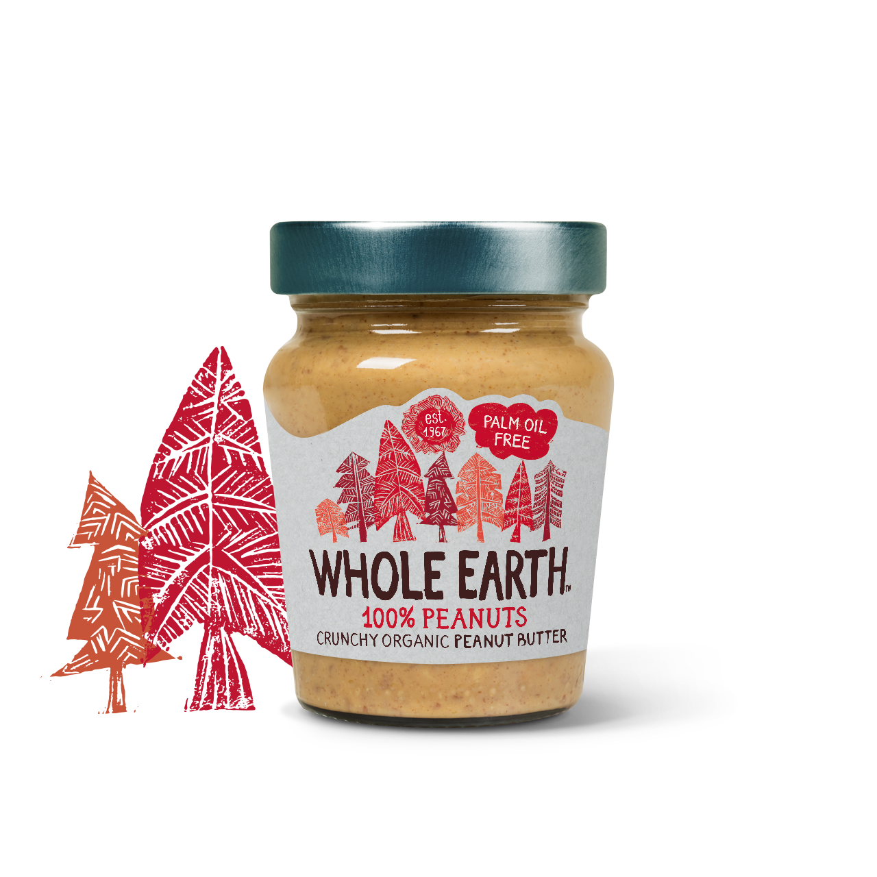 Whole Earth 100% Nuts Crunchy Peanut Butter 227g - Just Natural
