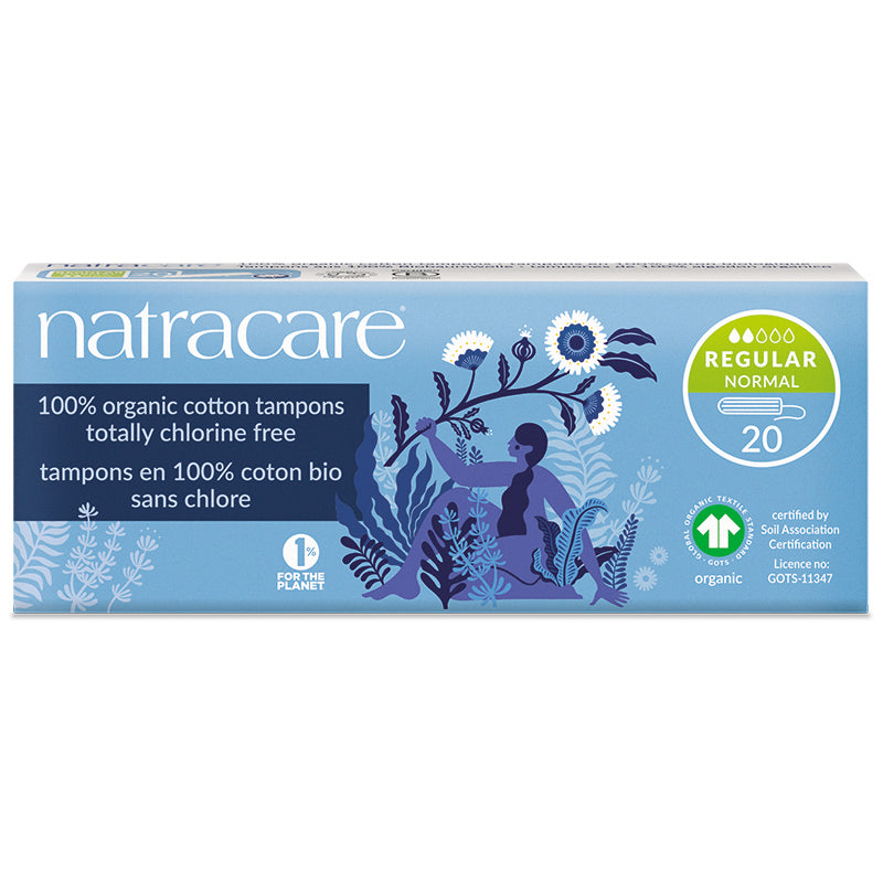 Natracare Organic Applicator Tampons Regular x 16 - Just Natural