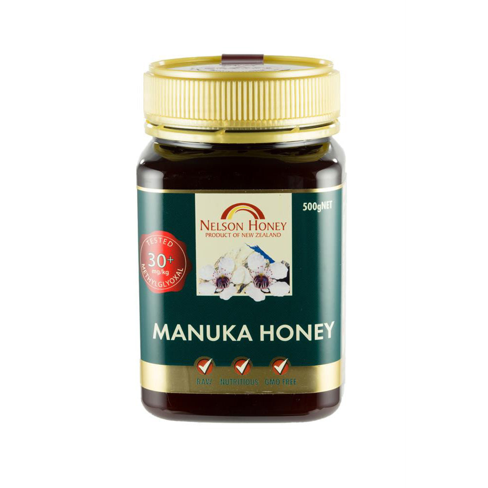 Nelson Honey 30+ Manuka Honey 500gms - Just Natural