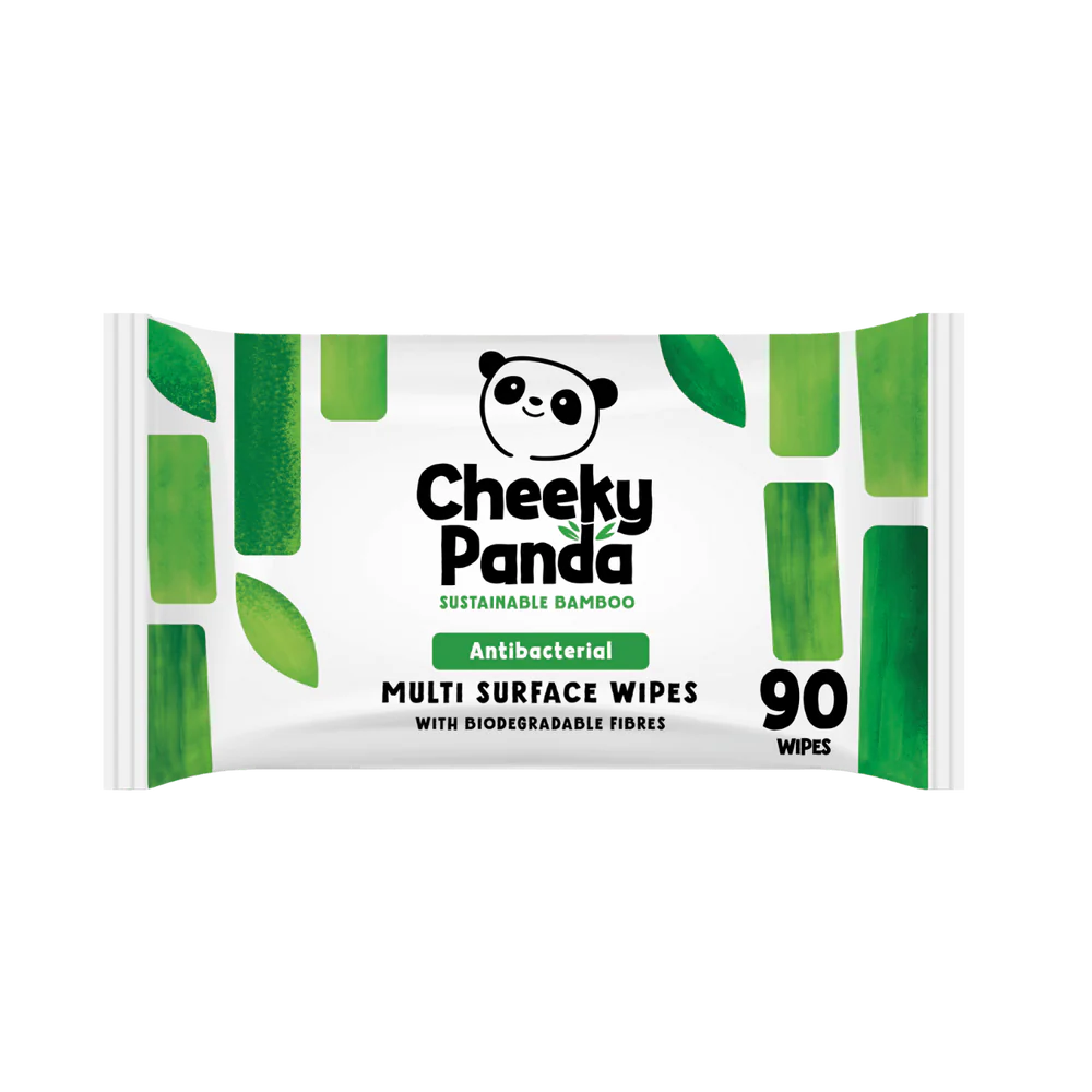 Antibacterial Multi-Surface Bamboo Wipes 90 Wipes - Just Natural