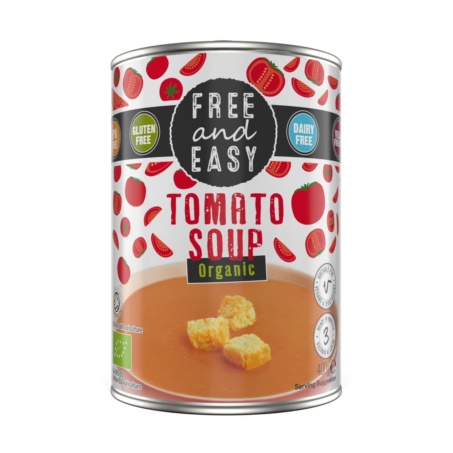 Free & Easy Organic Tomato Soup 400g - Just Natural
