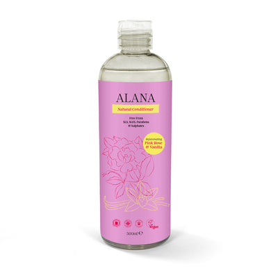 Pink Rose & Vanilla Natural Conditioner - Just Natural