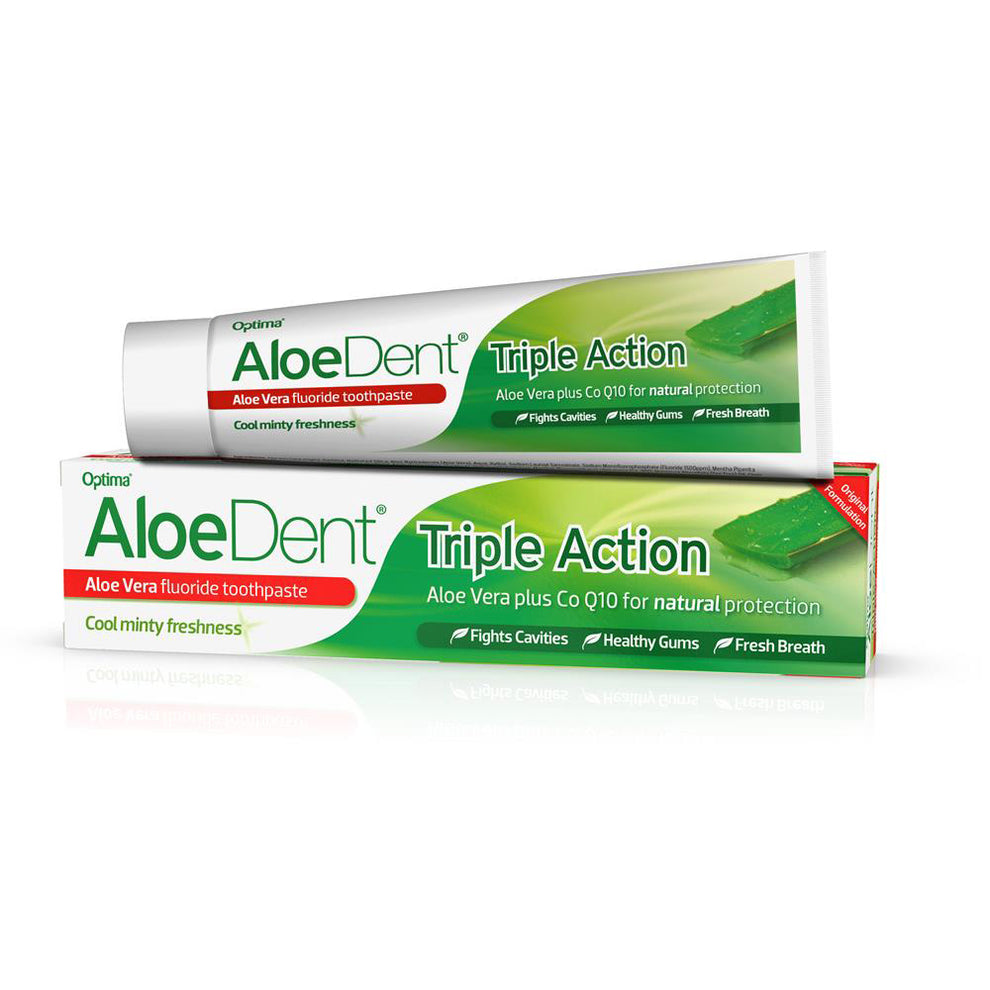 Reflex Toothpaste Aloe Dent Triple Action Aloe Vera Gel Toothpaste w/Fluoride