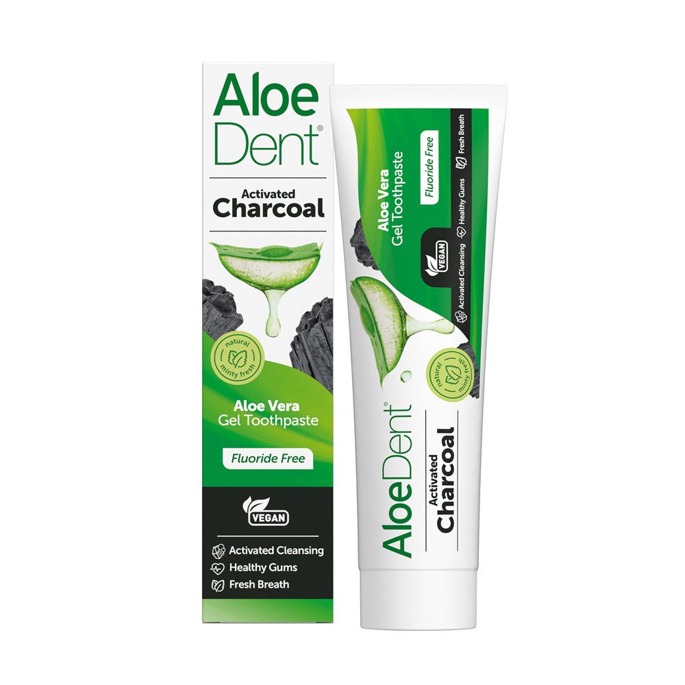 Activated Charcoal Aloe Vera Toothpaste 100ml - Just Natural