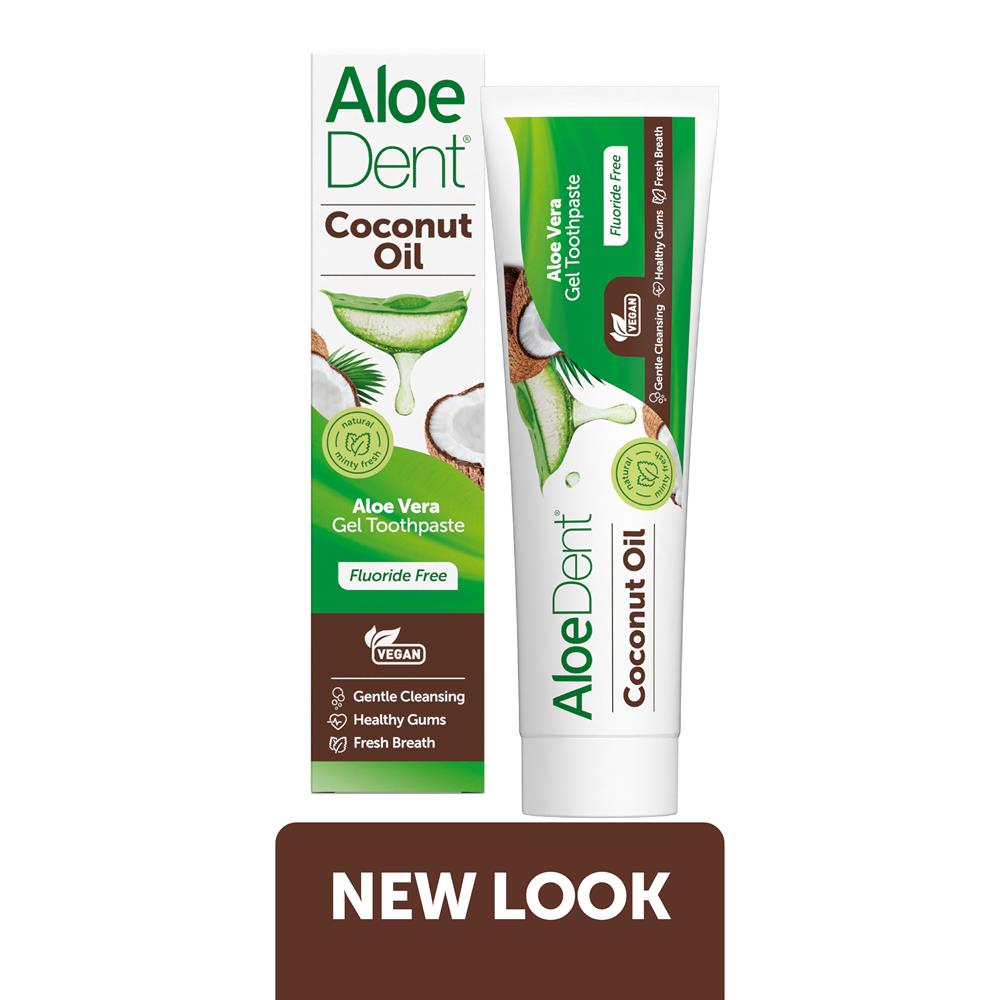 Coconut Oil Aloe Vera Gel Toothpaste Fluoride Free - Just Natural