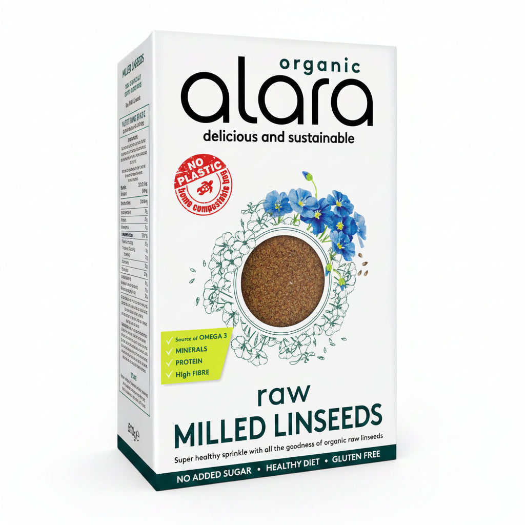 Organic Raw Milled Linseeds 500g - Just Natural